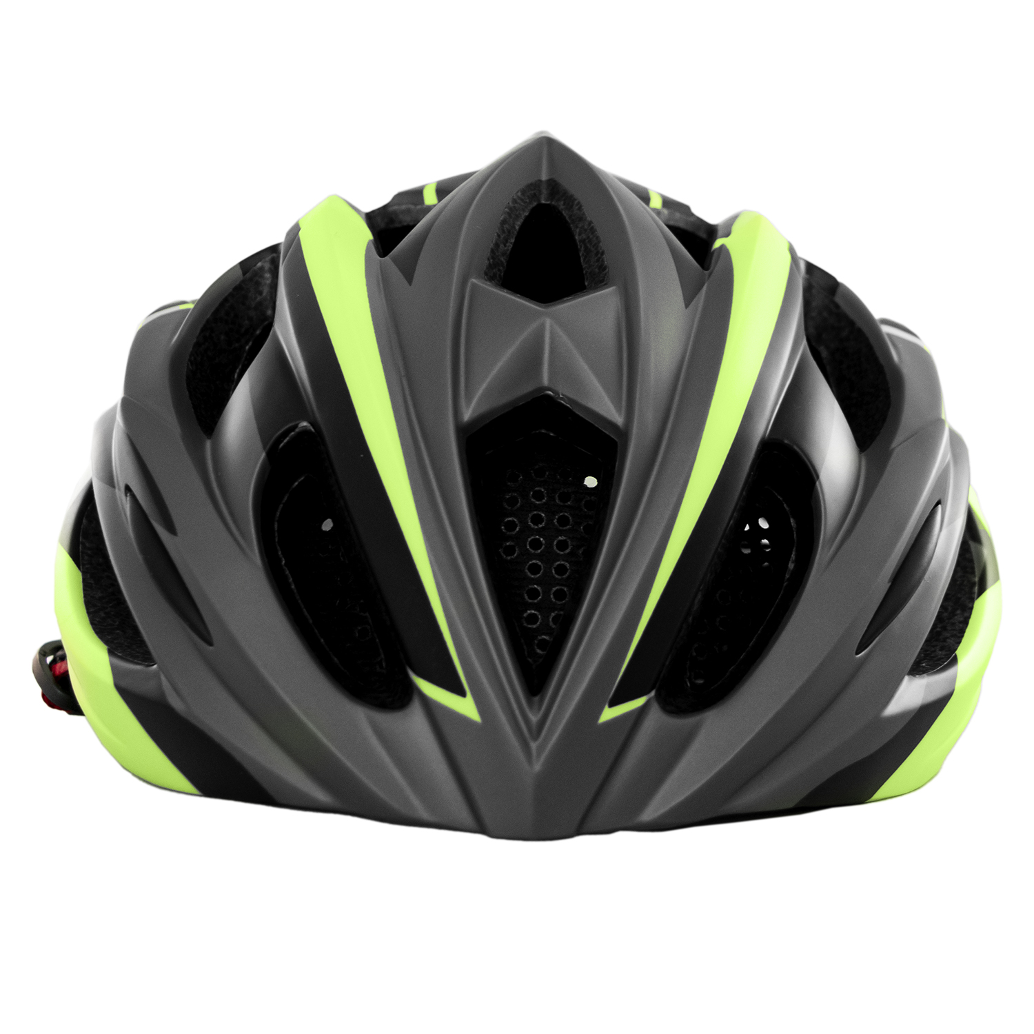 GENERICO Casco adulto de bicicleta negro verde